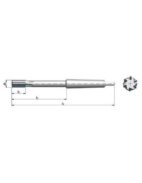 Výstružník strojní s řeznými břity SK - K10 20mm H7