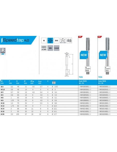 Závitník strojní SC SPEEDTAP M5 MAYKESTAG