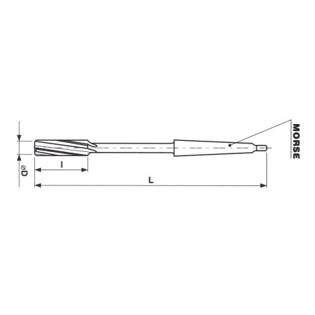 Výhrubník s kuželovou stopkou HSS 221411 - STIMZET