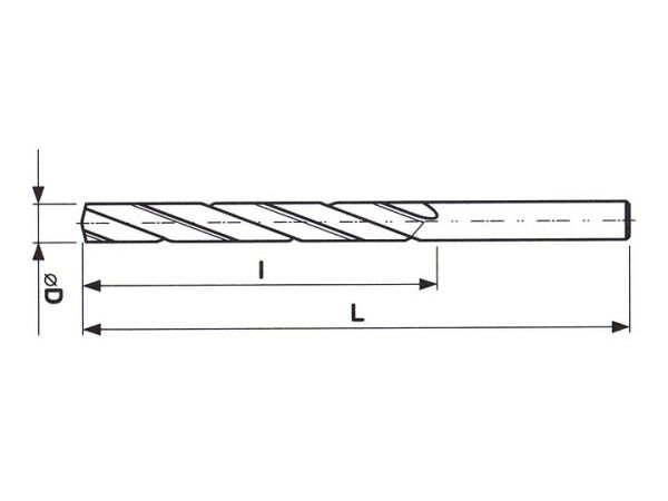 Výhrubník šroubovitý tříbřitý s válcovou...