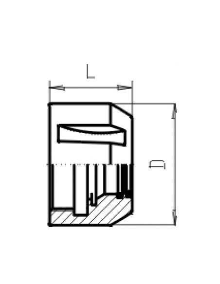 Upínací matice pro ER standard G024 25 - KFH