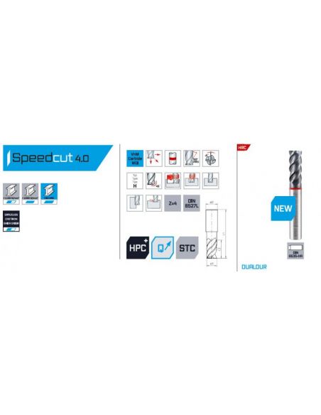 Fréza  válcová čelní SK, SPEEDCUT 4.0  20x38/104 MAYKESTAG