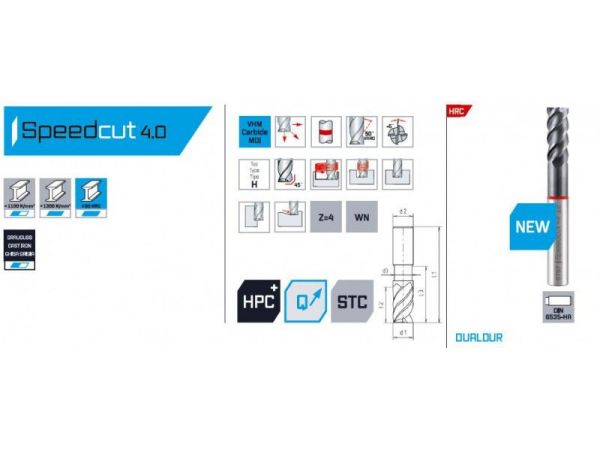 Fréza válcová čelní SK, SPEEDCUT 4.0  16x50/105...