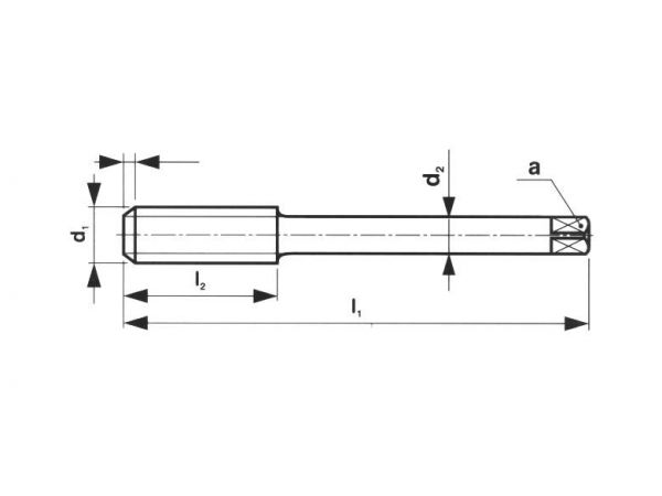 Závitník ruční sadový ISO 2N, M17x1 I. CZ TOOL