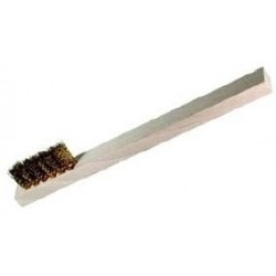 Kartáč "mazáček" s krátkou rukojetí, mosaz vlnitá KARTAC