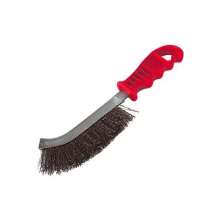 Kartáč lištový s plastovou rukojetí, nerez vlnitá KARTAC 1111078 - 1-řadý/0,35