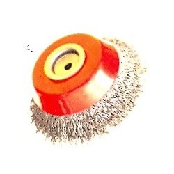 Kartáč hrnkový, ocel vlnitá KARTAC