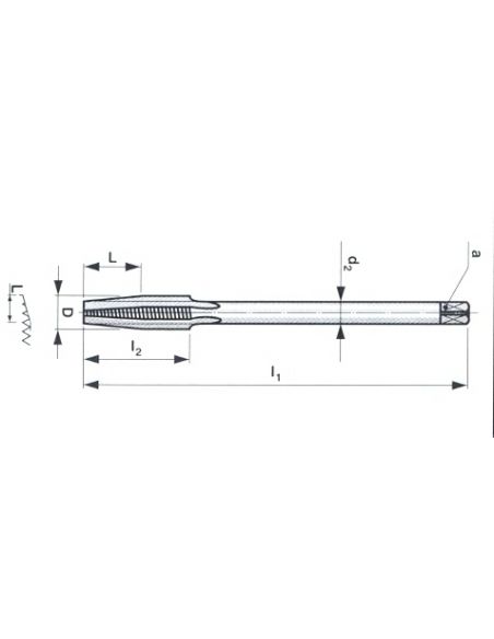 Maticový závitník  M10x0,75
