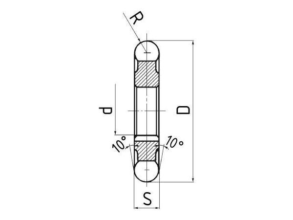Fréza půlkruhová vypouklá 11 mm