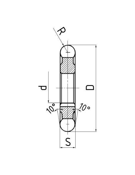 Fréza půlkruhová vypouklá 11 mm