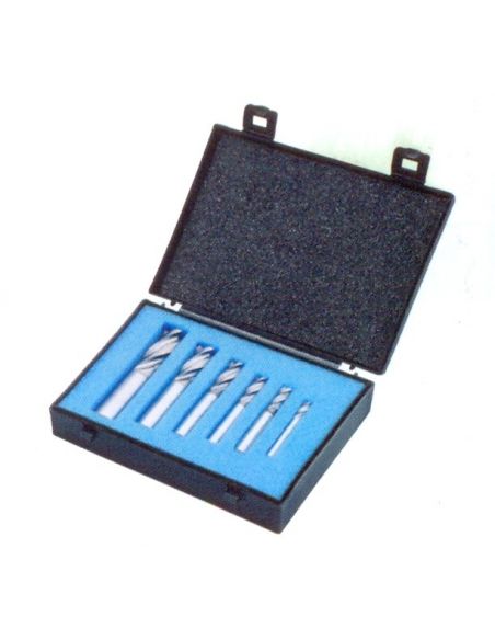 Sada fréz válcových čelních s válcovou stopkou 6-20 mm