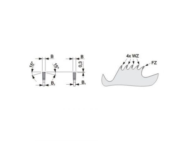 Pilový kotouč SK 5337 WZW/FZ H