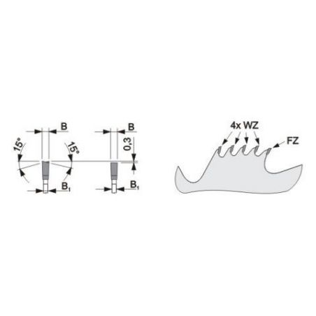 Pilový kotouč SK 5337 WZW/FZ H
