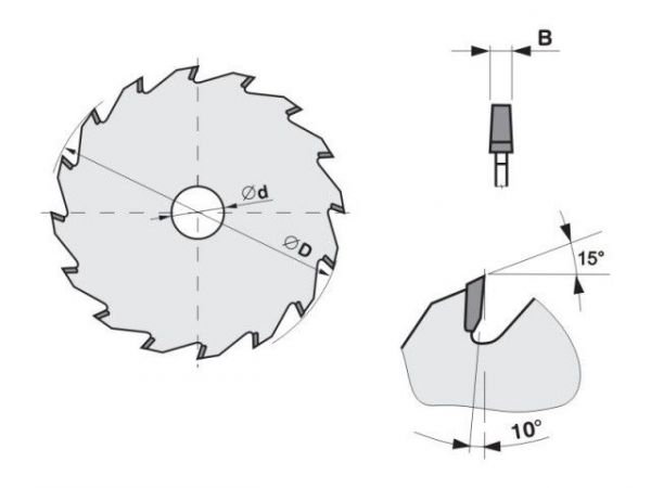 Předřezový kotouč SK 5393 KON