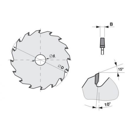 Předřezový kotouč SK 5393 KON