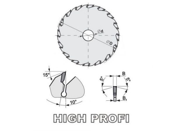 Předřezový kotouč SK 5393.1 WZ HP – dvoudílný