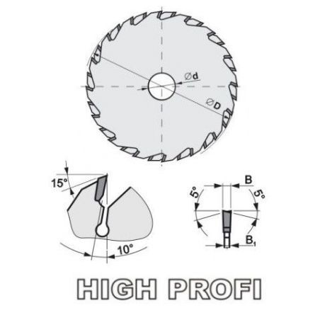 Předřezový kotouč SK 5393.1 WZ HP – dvoudílný