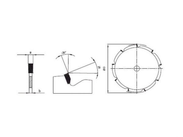 Předřezový pilový kotouč SK 5380 FZ