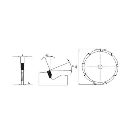 Předřezový pilový kotouč SK 5380 FZ