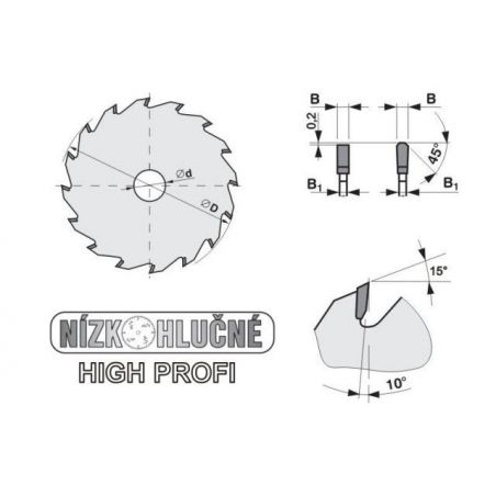 Pilový kotouč SK 5397-11 TFZ L HPs plus