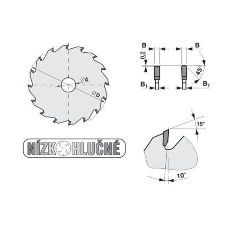 Pilový kotouč SK 5397-11 TFZ L