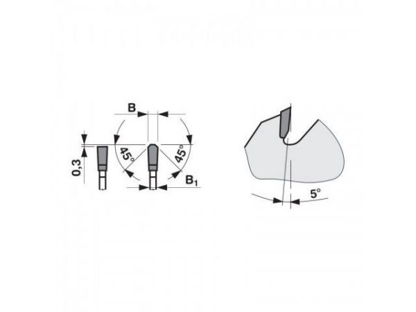 Pilový kotouč SK 5391 TFZ L na lamino