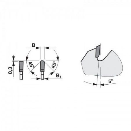 Pilový kotouč SK 5391 TFZ L na lamino
