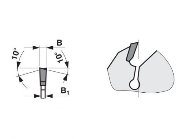 Pilový kotouč na dřevo SK 5391 WZ pro příčné řezání