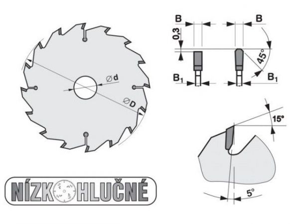 Pilový kotouč SK 5387-11 TFZ P