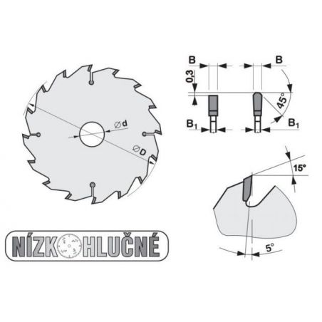 Pilový kotouč SK 5387-13 TFZ P