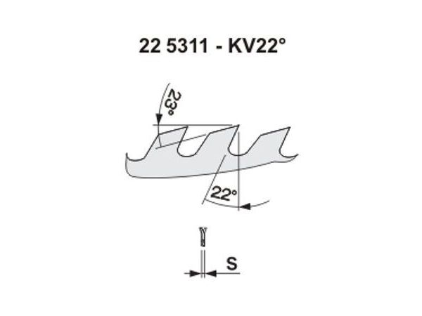 Pilový kotouč na dřevo 5311 – KV22°