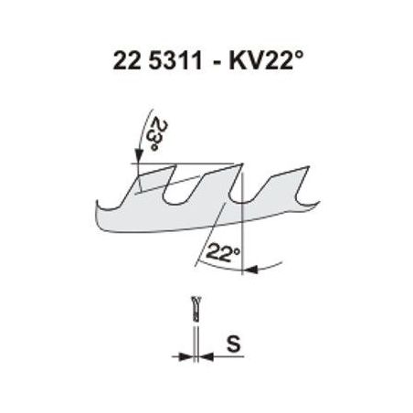 Pilový kotouč na dřevo 5311 – KV22°