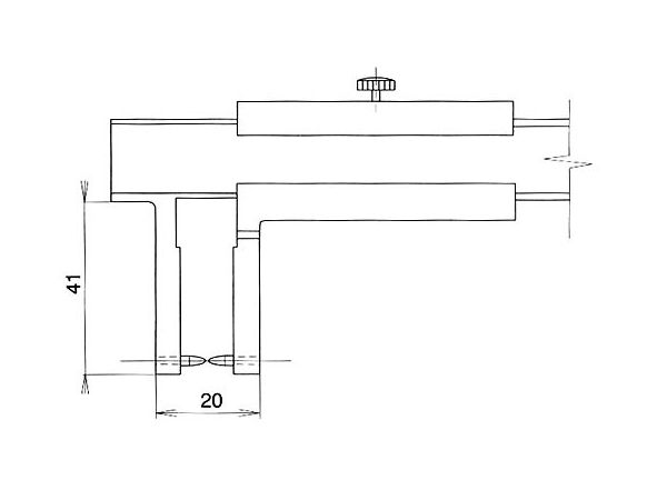 Posuvné měřítko speciální, na vnější zápichy...
