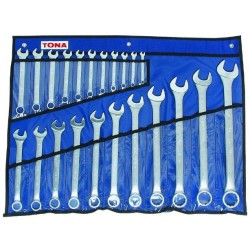 Sada klíčů očkoplochých ve vinylu 3113.622, 22 dílná sada TONA
