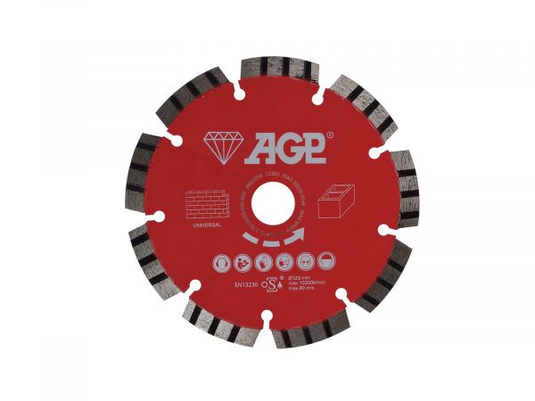 Diamantový řezný kotouč 125mm pro AGP CG125
