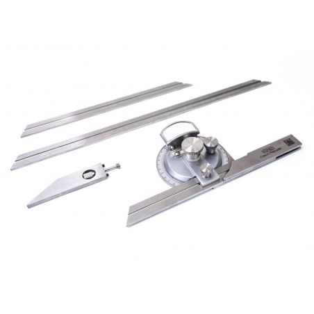 Úhloměr s lupou 251624 (0-360°) - SOMET