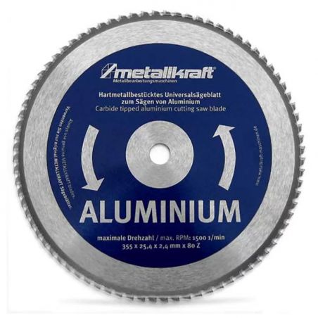 Pilový kotouč na hliník 355mm 80Z (pro DRC355) - Metallkraft