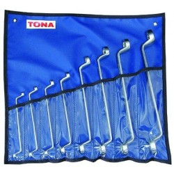 Sada klíčů maticových očkových vyhnutých 75°  838.608 TONA