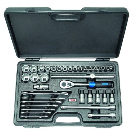 1/2" Sada ručního nářadí, 36dílná TONA E032940 - SN 36-3