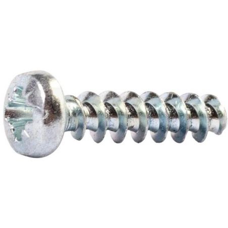 Vrut do termoplastu, plasfast 30°, půlkulatá hlava, drážka pozidrive, ocel, zinek bílý, 5.0x16 mm