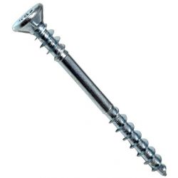 Tx-kombi+ vrut pro spojování deskových materiálů, zápustná hlava, torx 15, částečný závit se závitem pod hlavou, zinek bílý fe/z