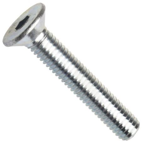 Iso 10642 šroub se zápustnou hlavou s vnitřním šestihranem (~din 7991), ocel 010.9, zinek bílý, m14x45