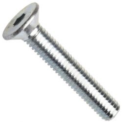 Iso 10642 šroub se zápustnou hlavou s vnitřním šestihranem (~din 7991), ocel 010.9, zinek bílý, m16x55