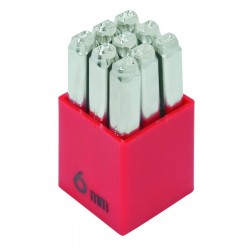 Raznice do kovů - čísla sada RAZNICE