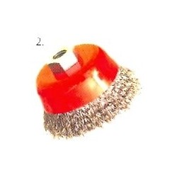 Kartáč hrnkový, nerez vlnitá KARTAC