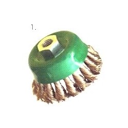 Kartáč hrnkový, nerez copánková KARTAC 1261461 - 75xM14/0,40