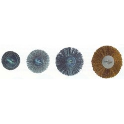 Kartáč kotoučový se stopkou, ocel vlnitá KARTAC