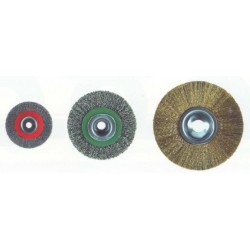 Kartáč kotoučový, bronz vlnitá KARTAC