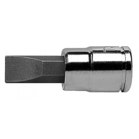 Hlavice zástrčná se čtyřhranem - šroubovák plochý TONA