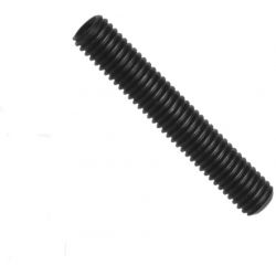 Din 913 (iso 4026), stavěcí šroub (červík) s vnitřním šestihranem inb a plochým (kuželovým) koncem, jemný závit, ocel 450 hv, be